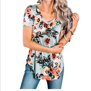Very cute floral T-shirt